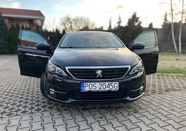 Peugeot 308 cena 56500 przebieg: 47000, rok produkcji 2019 z Śmigiel małe 154